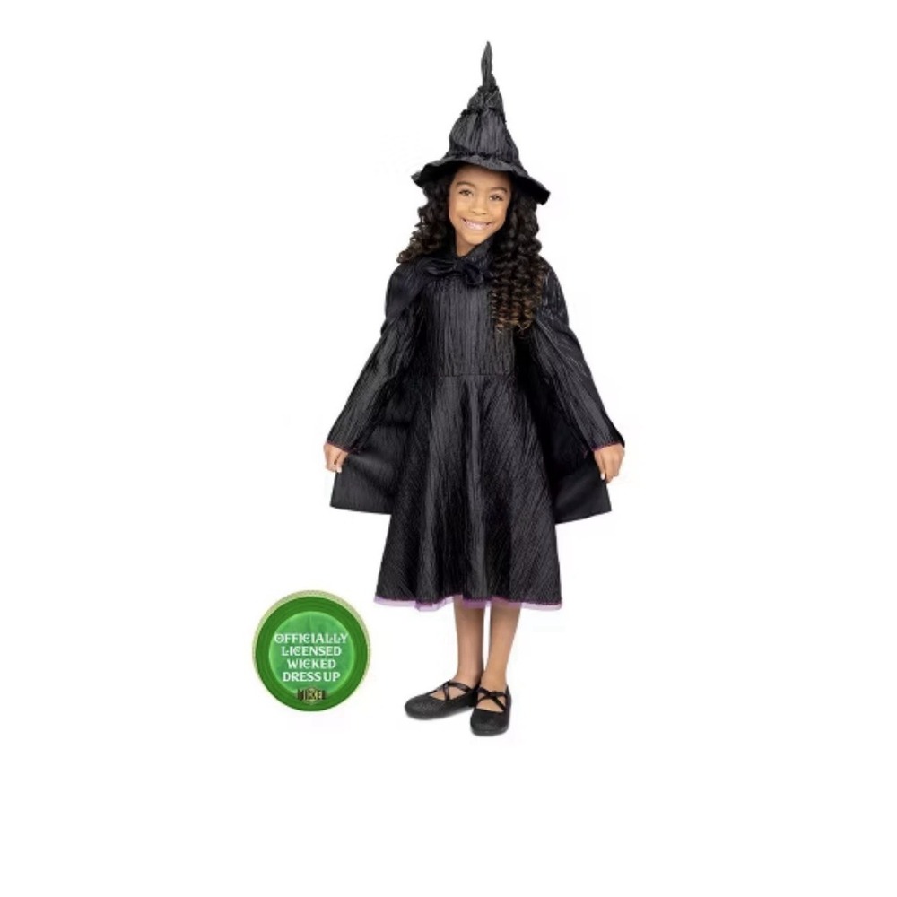 Wicked Elphaba Dress-Up Set, Size 4-6 Black Defying Gravity Jakks Universal NWT!